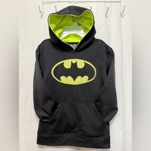 Batman Hoodie Sweat Shirt Boys Large A0120